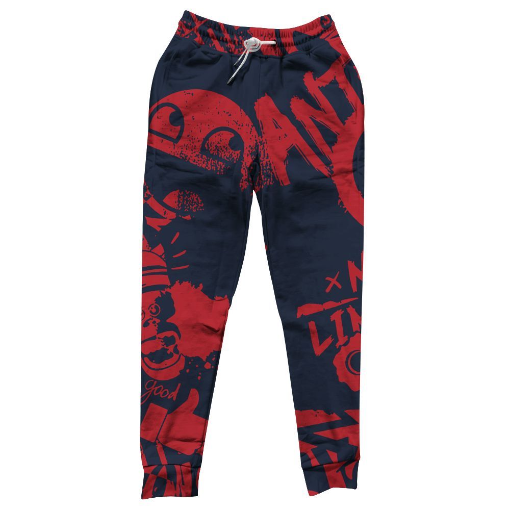Sweatpant To Match Dunk Low COJP What The 2024 - Monogram Graffiti All Over Print