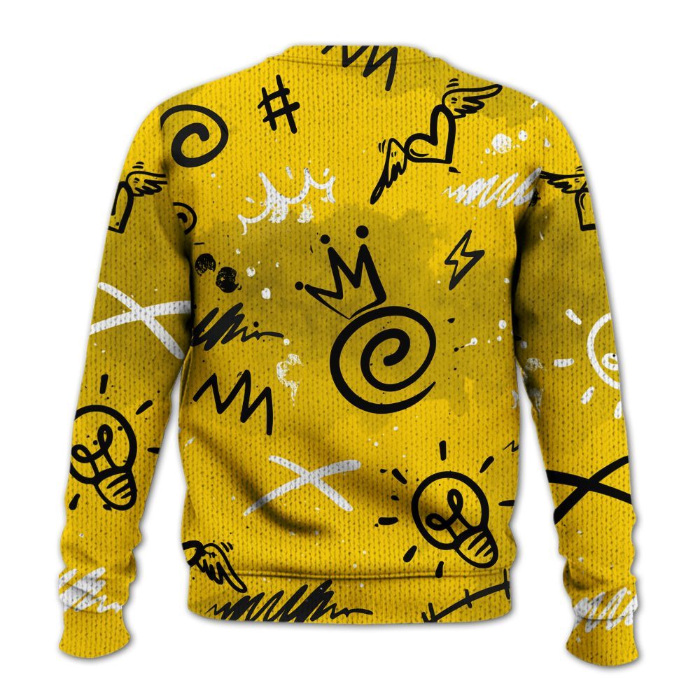 Knitted Sweater To Match Corteiz Air Max 95 Tour Yellow - Drip Been Di2ferent