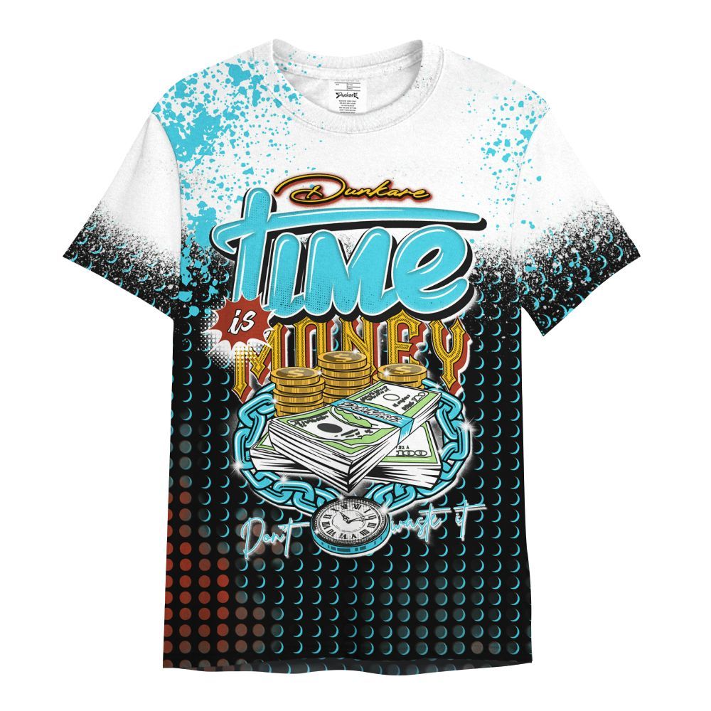 Shirt To Match SB Dunk Di'Orr Greenwood - Halftone Time Is Money All Over Print