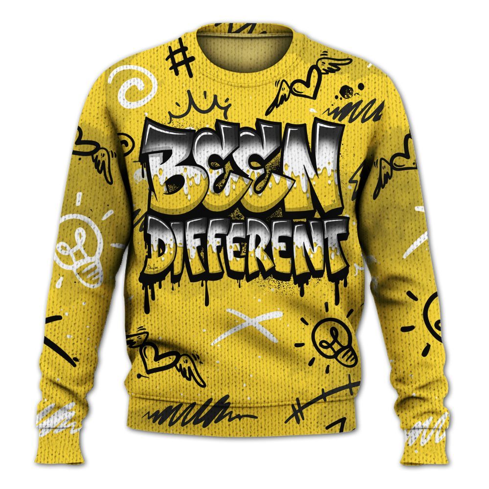 Sweater To Match Mid New Love 2025 1s - Drip Been Di2ferent Graphic