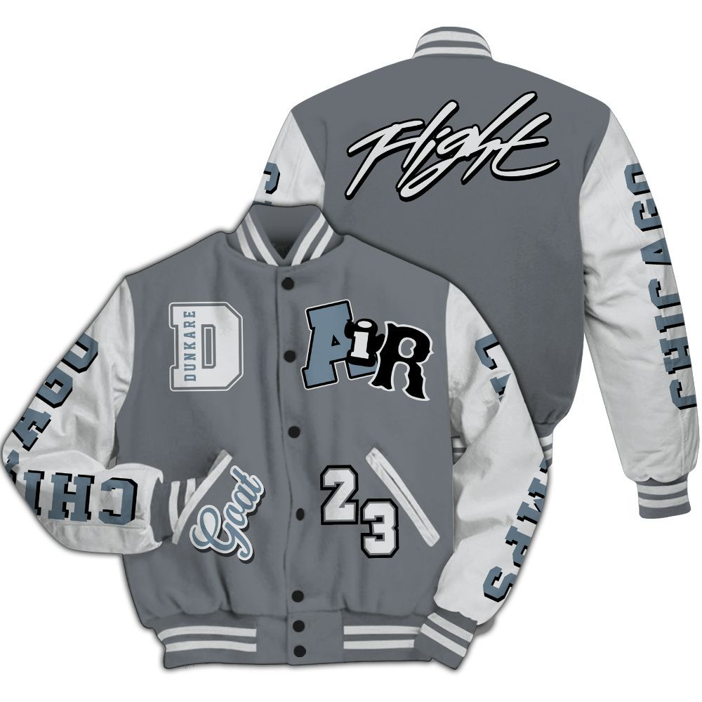 Varsity Jacket To Match Air Max DN Silver Bullet - AIR Number 23 GOAT All Over Print