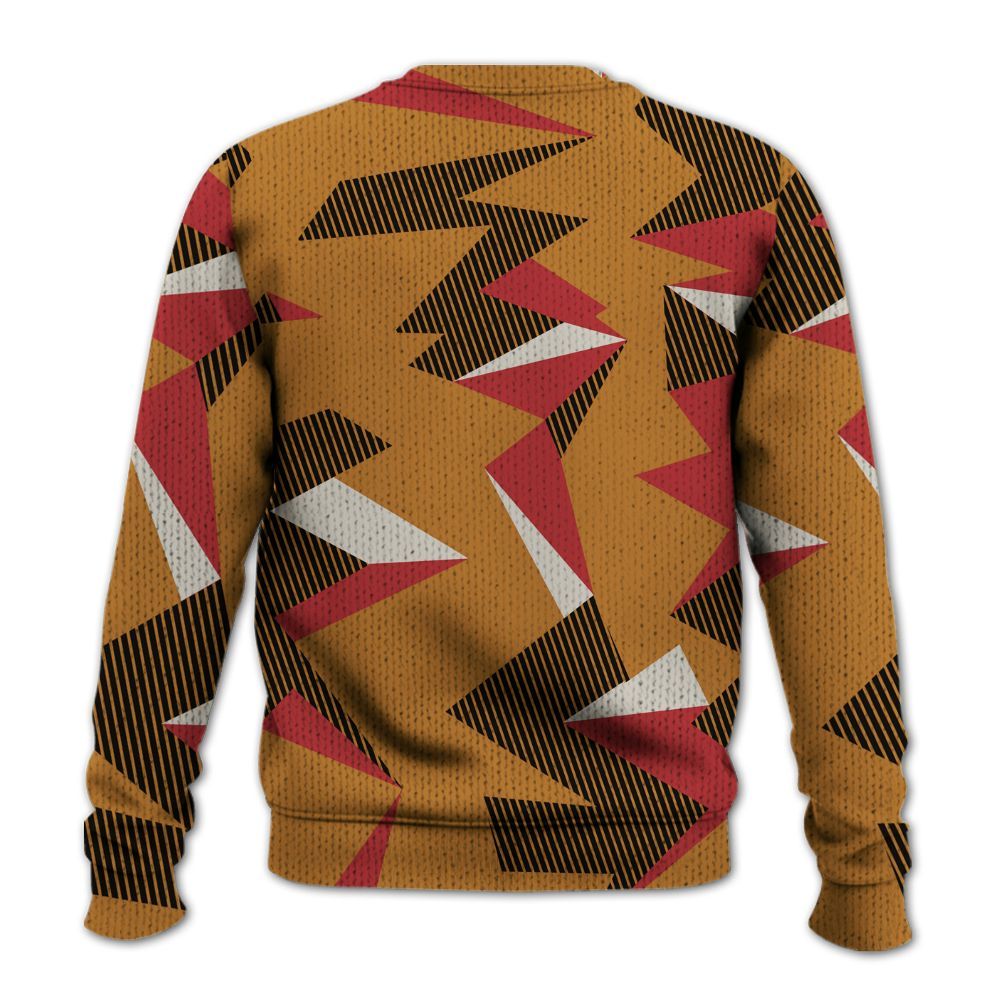 Knitted Sweater To Match Air Max Plus Sunset Swarovski - Geometric Camouflage Pattern