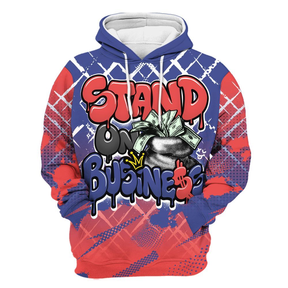 Hoodie To Match KD 4 Nerf - Halftone Stand Business Dripping All Over Print