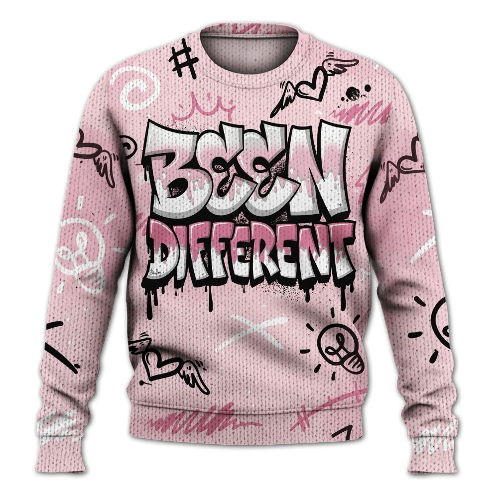 Sweater To Match GS Pearl Pink 12s Shirt, Drip Been Di2ferent Graphic