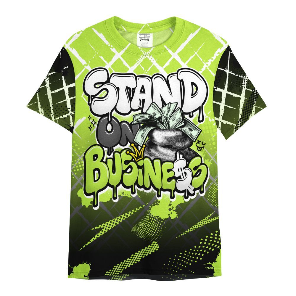 Shirt To Match Air Force 1 Low Dance Volt - Halftone Stand Business Dripping All Over Print
