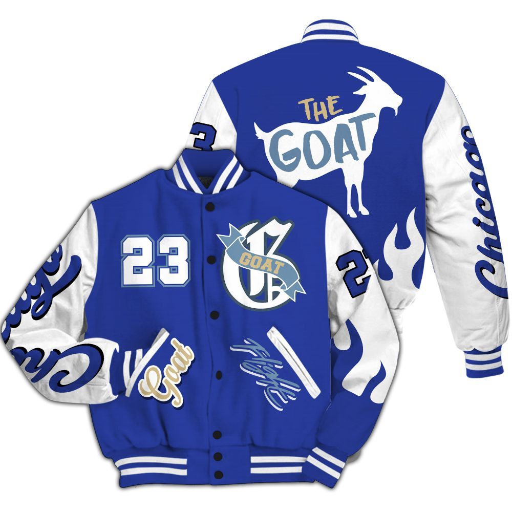Varsity Jacket To Match Air 180 Concord - The G.O.A.T Flight Streetwear All Over Print