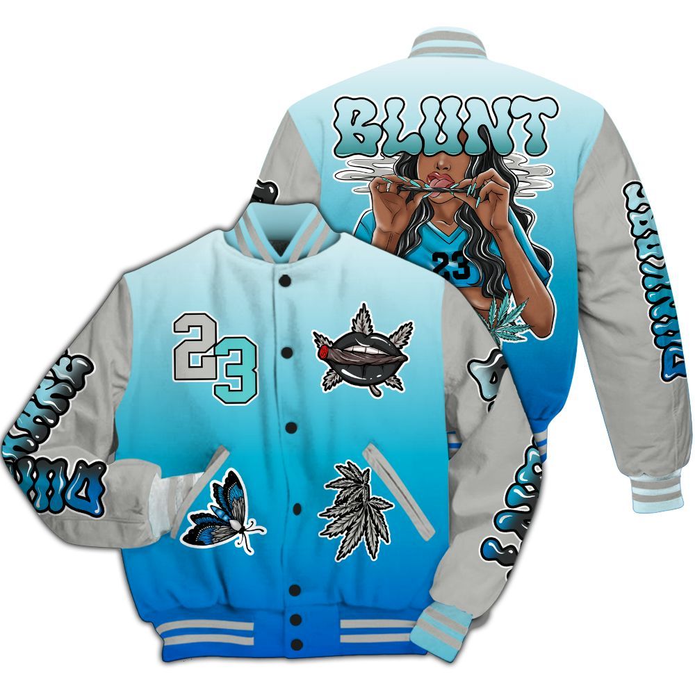 Varsity Jacket To Match Air Max One Block Down Blue - Bluntz Unique All Over Print