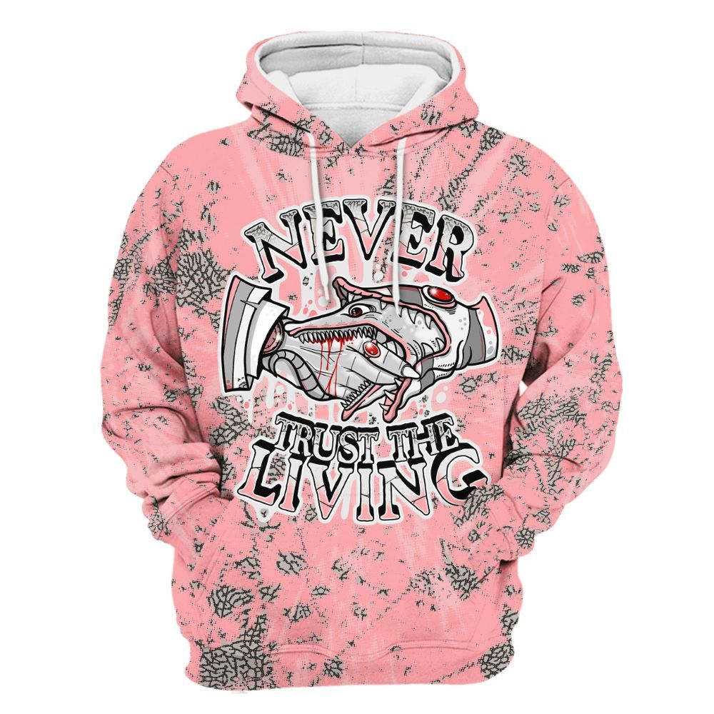 Hoodie To Match Retro Wings 3s - Never Trusting Living Graphic Halloween All Over Print