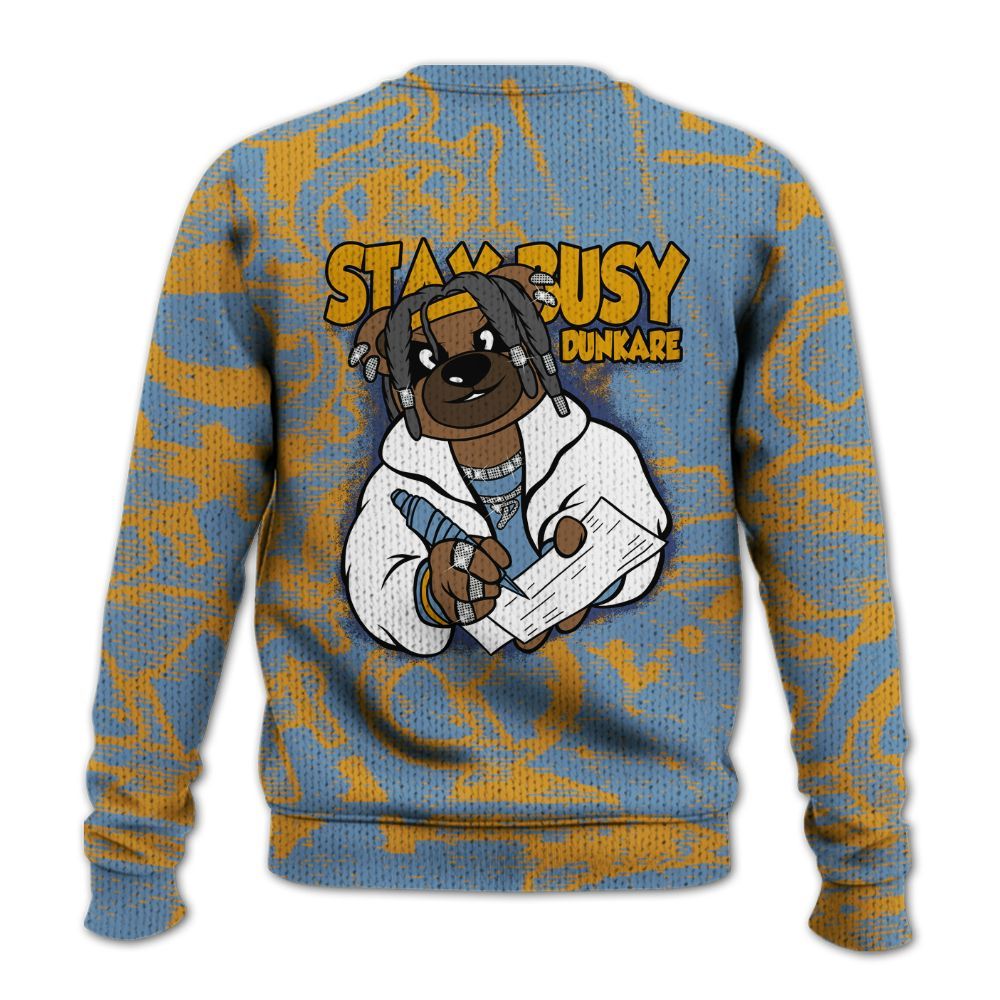 Knitted Sweater To Match High OG First In Flight 1s - Maintain Activity Bear Avant-Garde