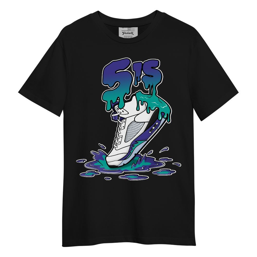 Shirt To Match Retro Grape 5s - Sneaker Sludges Drip Graphic