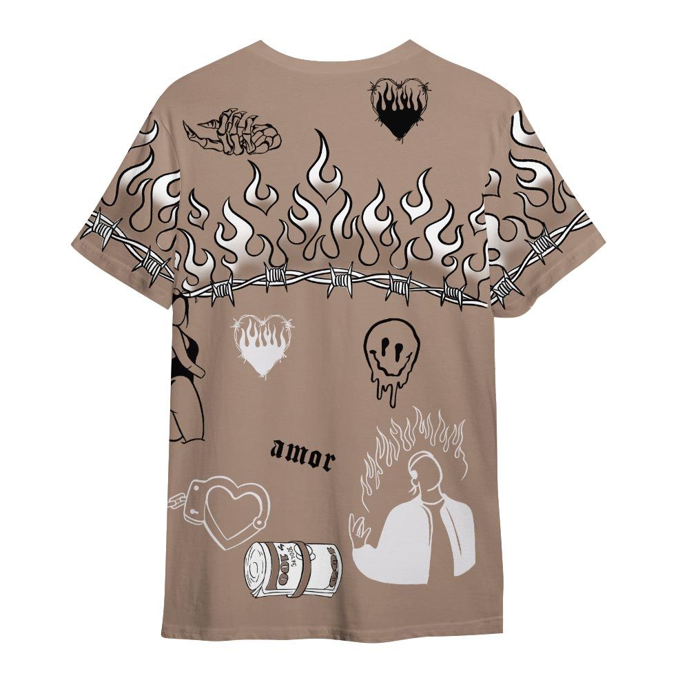 Shirt To Match T-Shirt Snake Trust No One, OG Latte 1s T-- To Match Sneaker OG Latte 1s 2504 NCT