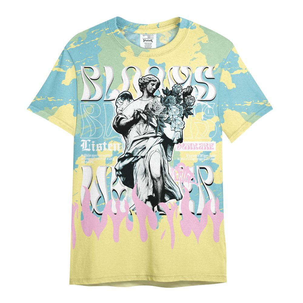 Shirt To Match SB Dunk Low Visty - Blooms Whisper Retro All Over Print