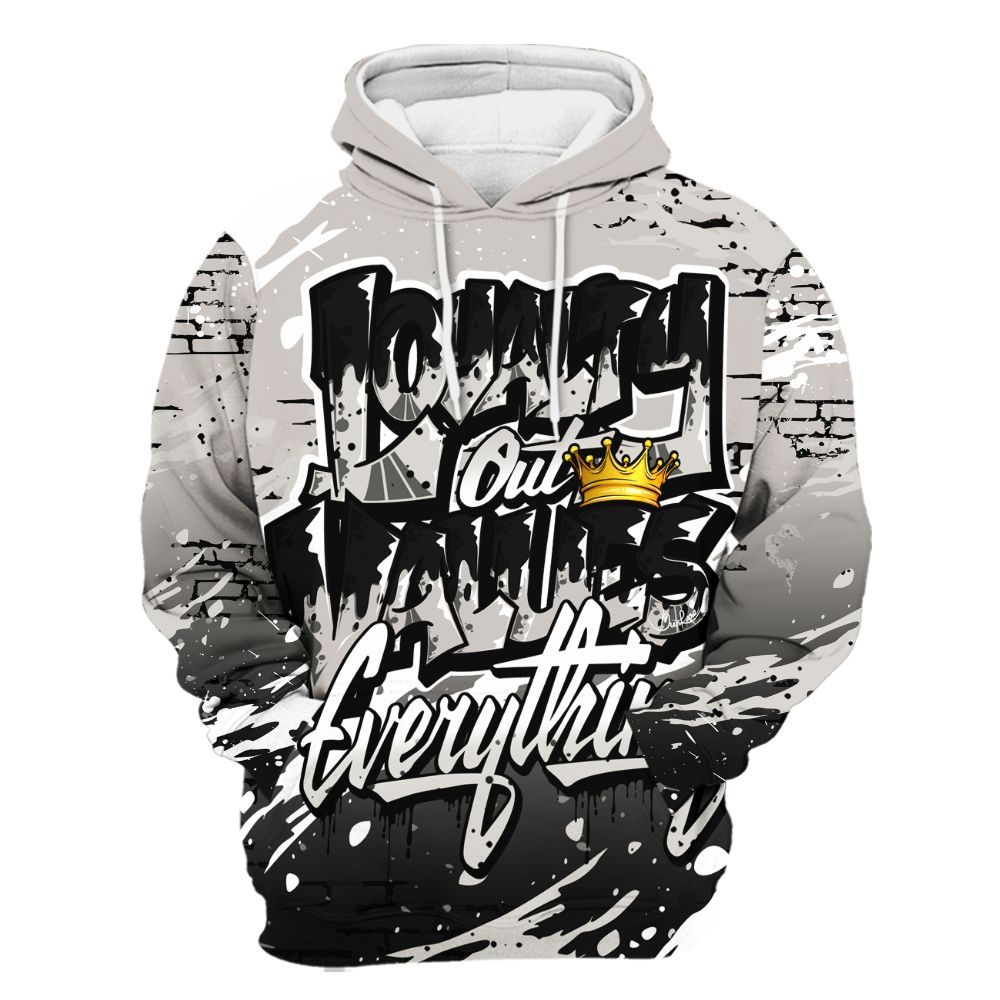 Hoodie To Match The Classic 40s - Values Of Loyalty Drip All Over Print