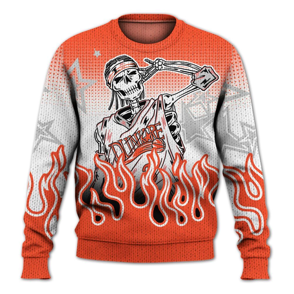 Knitted Sweater To Match Air Max 1 86 Cosmic Clay - Allen Answer Unique Fire Custom Name