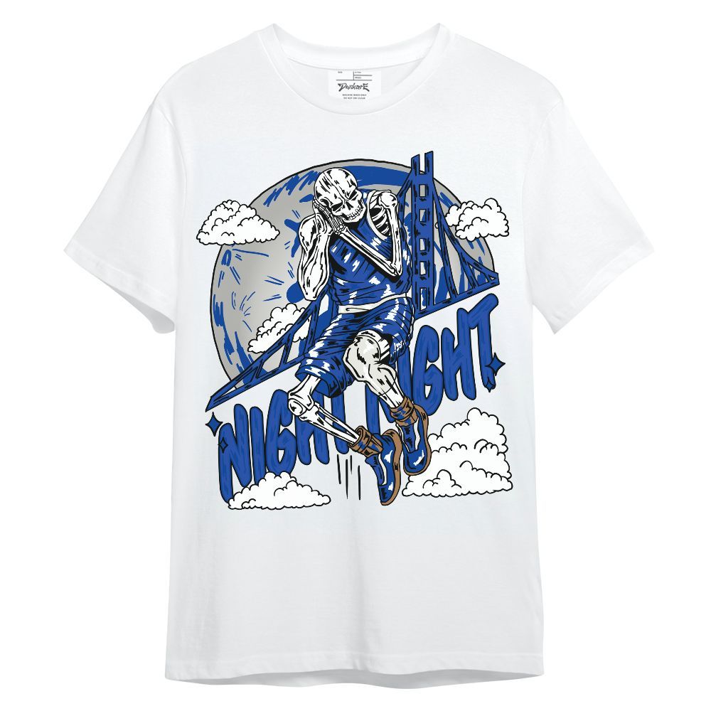 Shirt To Match Dunk High Racer Blue - Seeya Skeleton Unisex Shirt