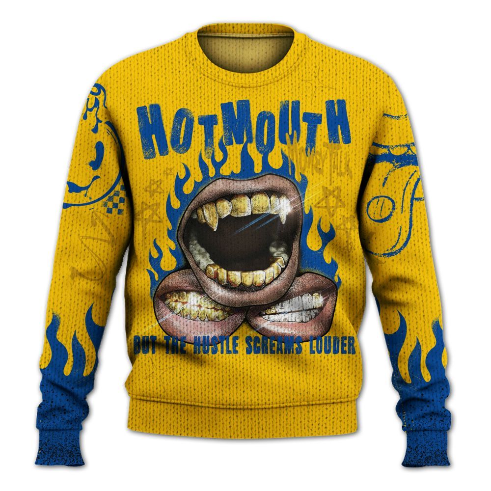 Knitted Sweater To Match High Laney 1s - Mouth Burning Street Style