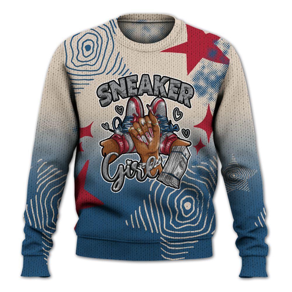 Knitted Sweater To Match Rare Air 3s - Sneakerz Girlz Unique Starz