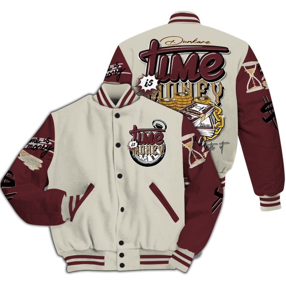 Varsity Jacket To Match Legacy 312 Year Of The Snake - Time Is Money All Over Print