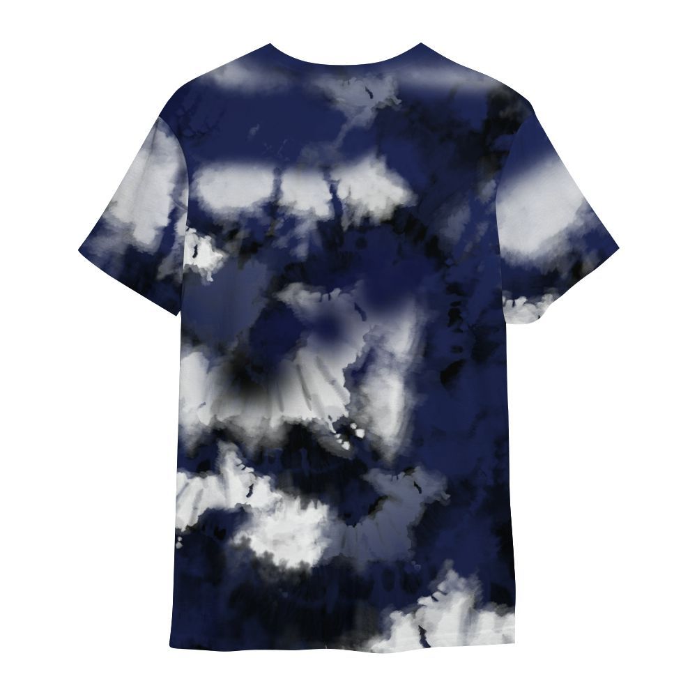 Shirt To Match Midnight Navy 11s - God Blessed Tie Dye All Over Print