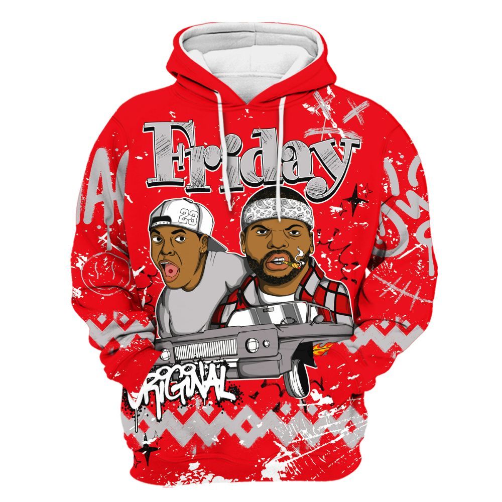 Hoodie To Match Air Max 1 Low Poly - Friday Sneaker Crayon All Over Print