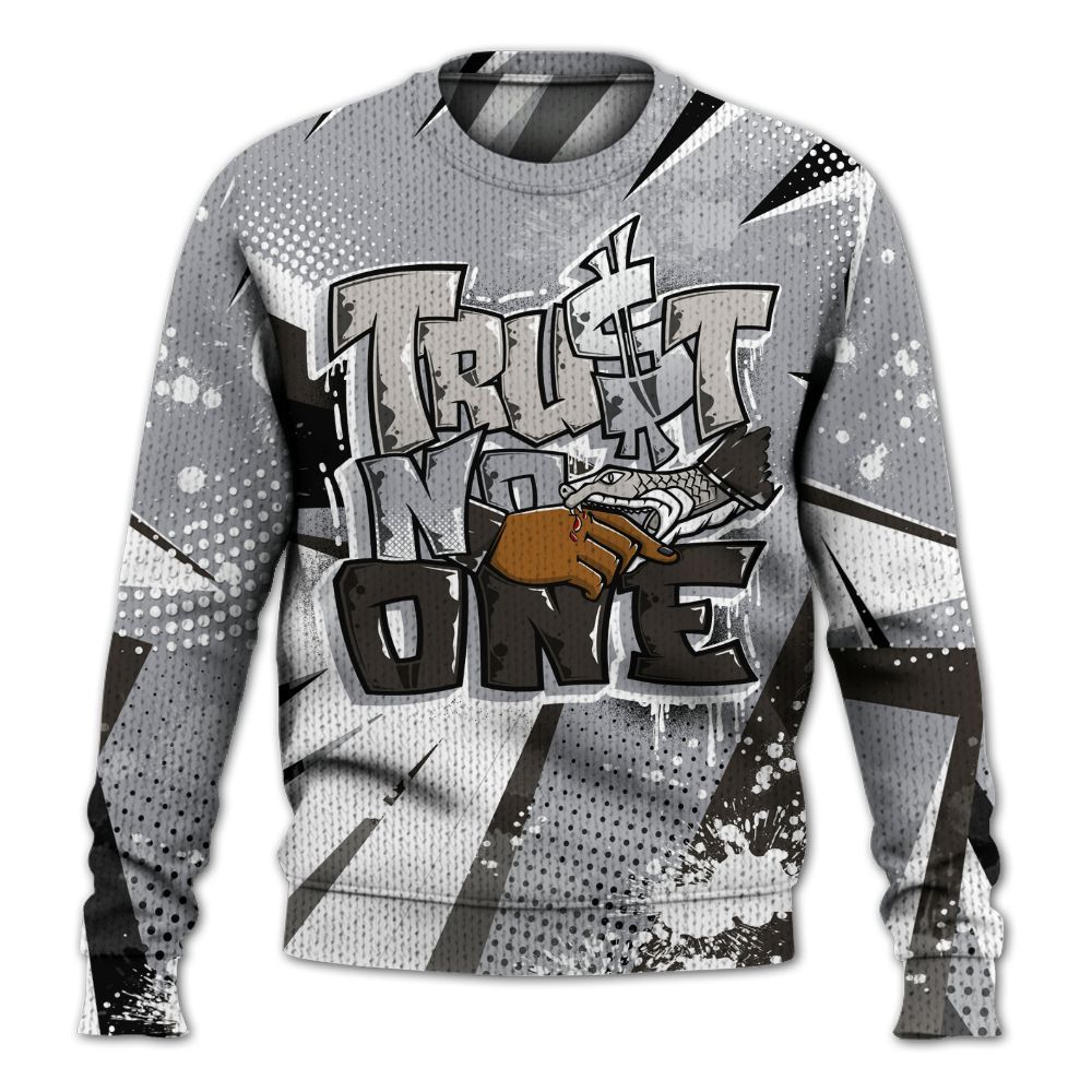 Knitted Sweater To Match Baroque Brown 12s - Poly Trust No One Dripping