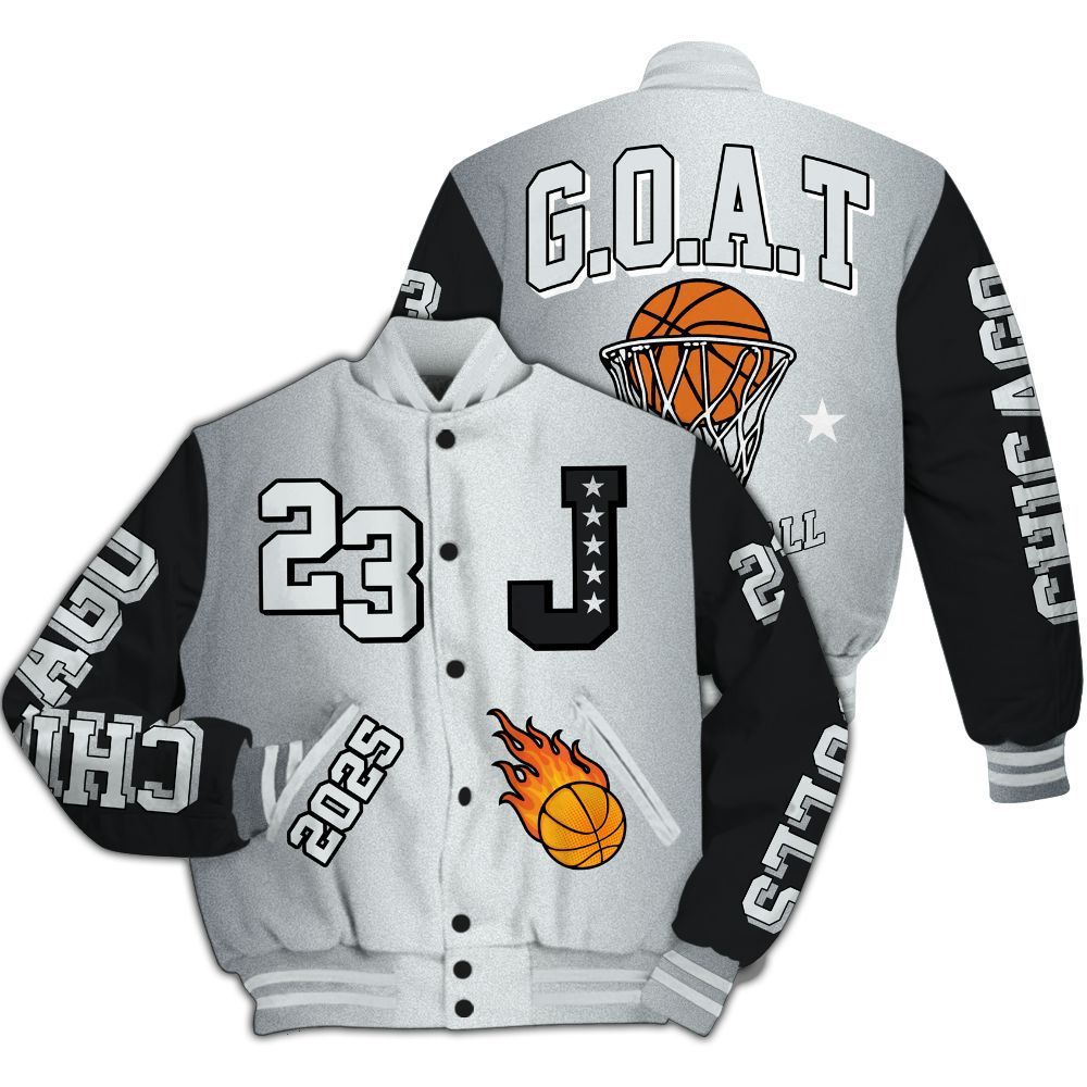 Varsity Jacket To Match Cap And Gown 6s - Chicago 23 Basketball All Over Print