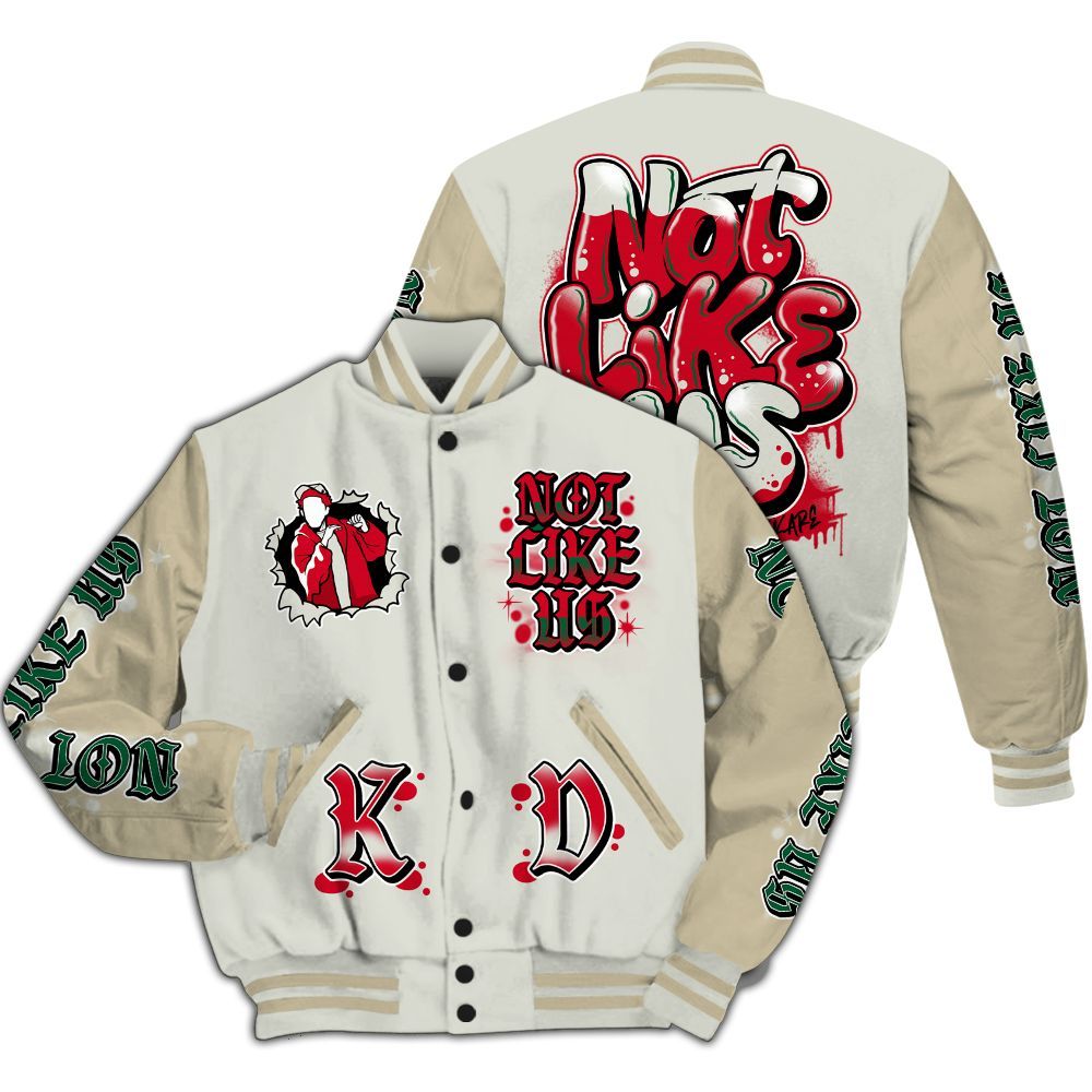 Varsity Jacket To Match El Grito 5s - None Like Us Graphic All Over Print