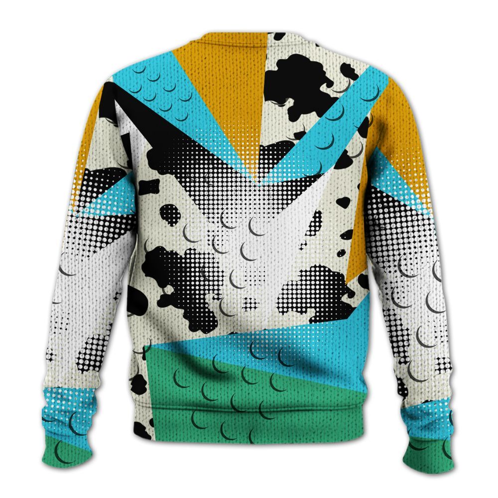 Knitted Sweater To Match Dunk Chunky Dunky - Poly Custom Name Number 23 5s