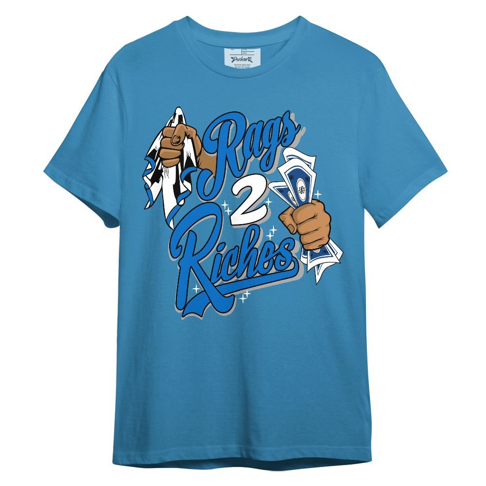 Shirt To Match Blueberry 12s - Rag 2 Riches Graphic Unisex Shirt