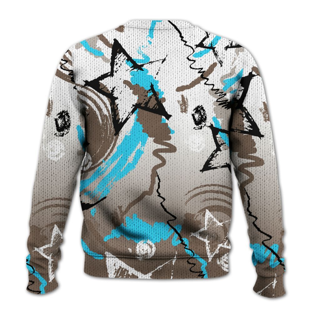 Knitted Sweater To Match Olive Concord 9s - Grind Shine Later Drip