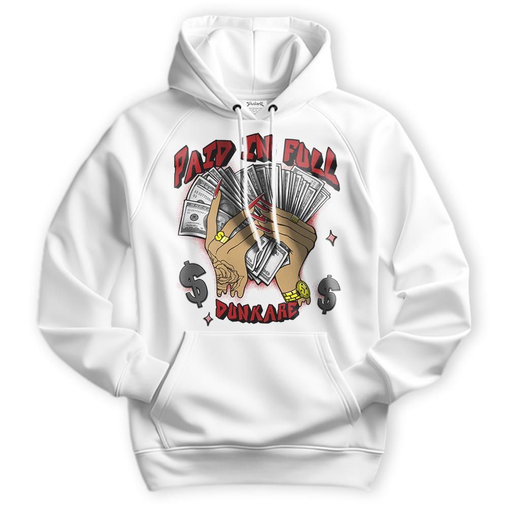 Sweatshirt To Match Red Taxi 12s Hoodie - Paid In Full Unique Hoodie Unisex