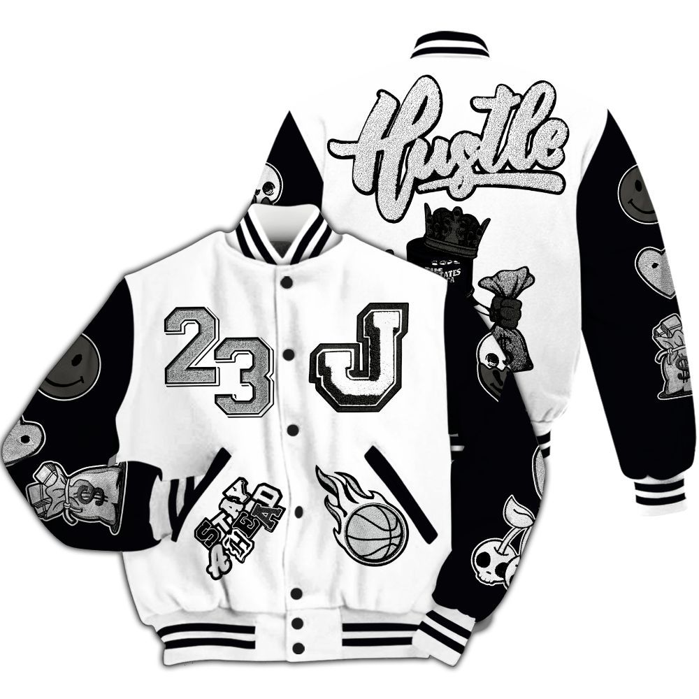Varsity Jacket To Match Kobe 9 Elite Protro Halo - Hustles Money Number 23 All Over Print