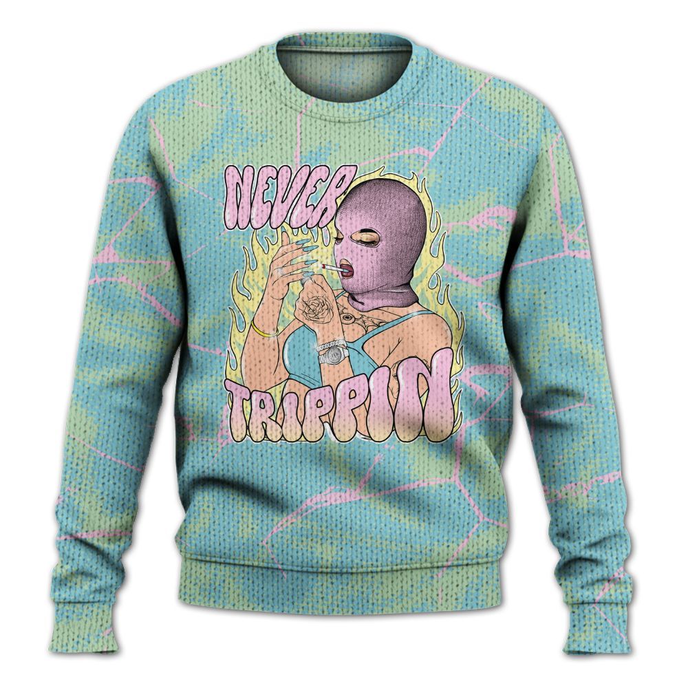 Knitted Sweater To Match SB Dunk Low Visty - Ne'er Trippin' Unique Crack