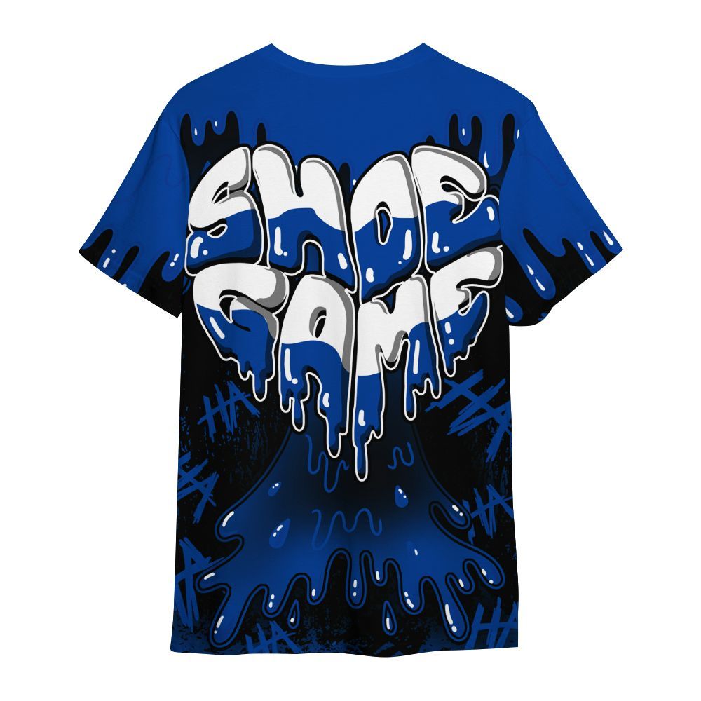Shirt To Match Hyper Royal 12s - Shoe Game Bear Drip All Over Print