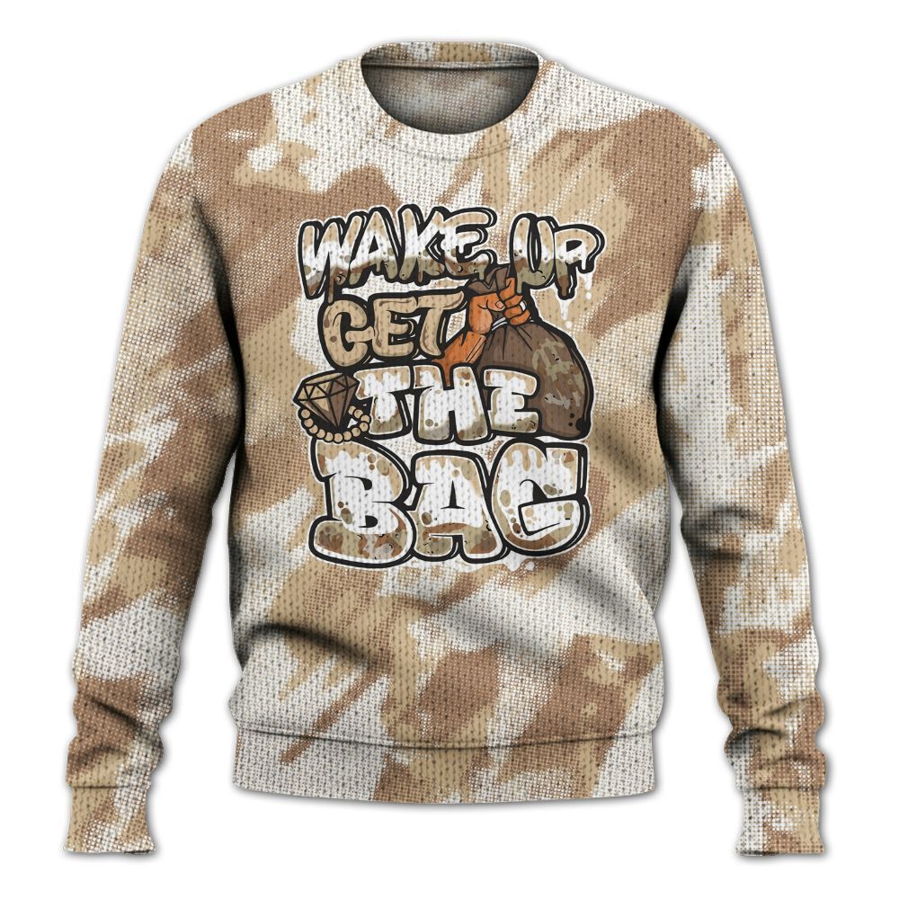 Knitted Sweater To Match Desert Camo 3s - Get More Bags Abstract