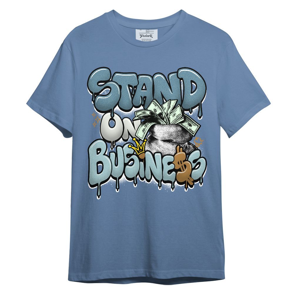 Shirt To Match Denim Worn Blue 2025 4s - Stand Business Dripping Graphic