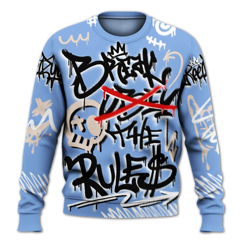 Sweatshirt To Match Air Max 1 Royal Pulse - Break Rules Streetwear All Over Print