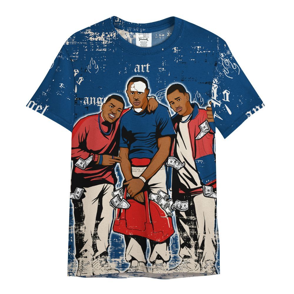 Shirt To Match Retro Rare Air 11s - Paid In Full Money Street Graphic All Over Print