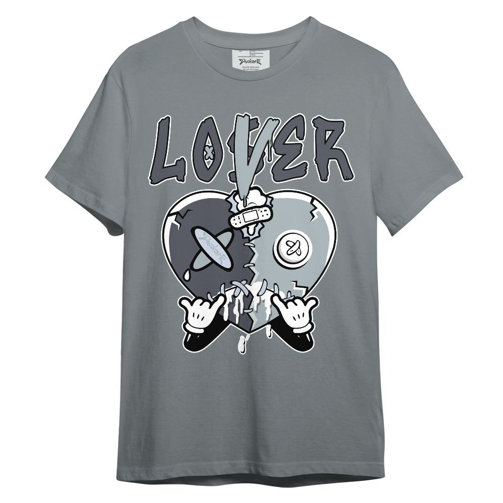 Shirt To Match Retro Wolf Grey 5s - Loser Lover Drip Heart Graphic