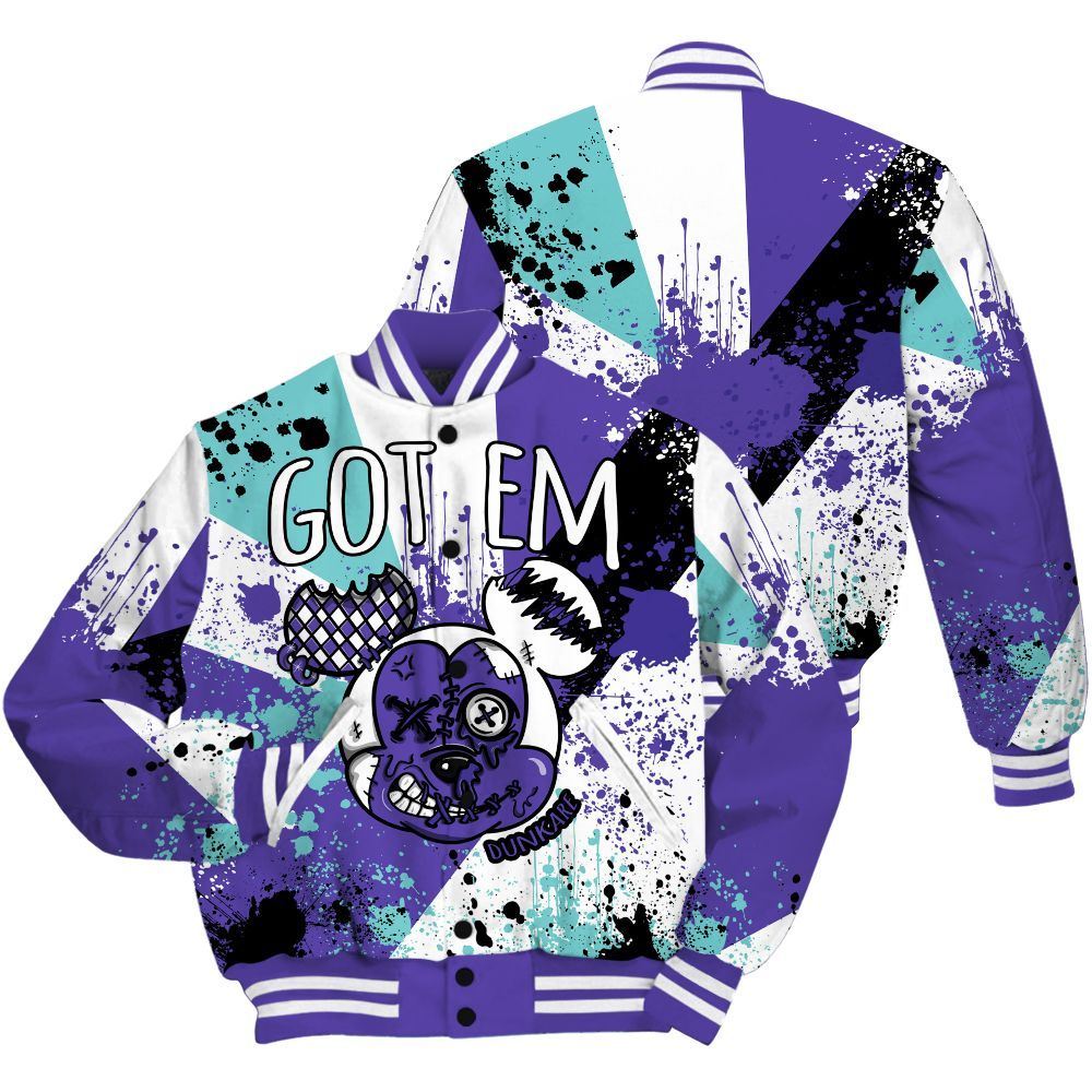 Varsity Jacket To Match Low Hornets 1s Shirt, Got Em Drip All Over Print