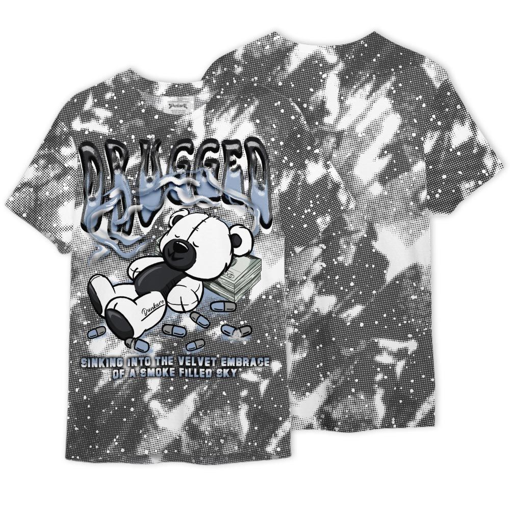 Shirt To Match Reverse Black White 6s - Drugged Bear Version 2 Shirt Unisex