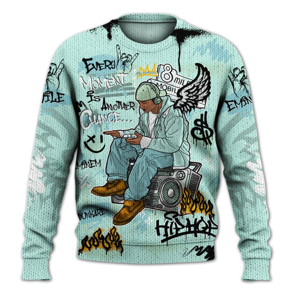 Sweater To Match Retro Low Igloo 11s - 8Mile Movie Graffiti Graphic