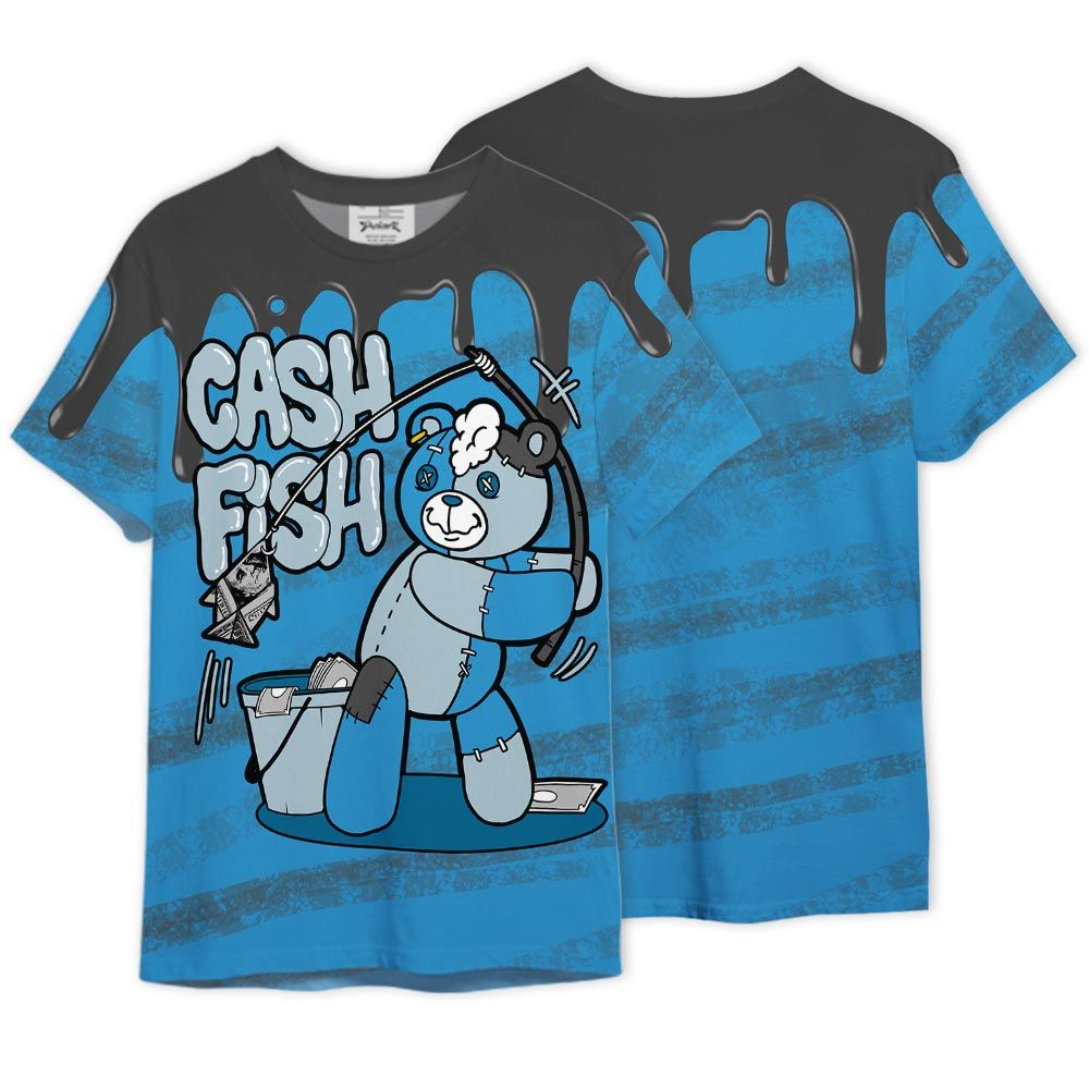 Shirt To Match Powder Blue 9s - Moneys Fish Hugz Graphics Shirt Unisex
