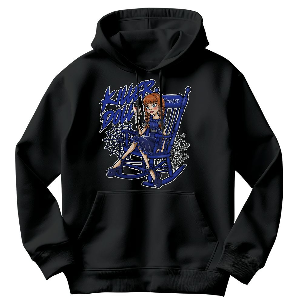 Sweatshirt To Match Air Max Plus Black Racer Blue - Killer Doll-A Halloween Graphic