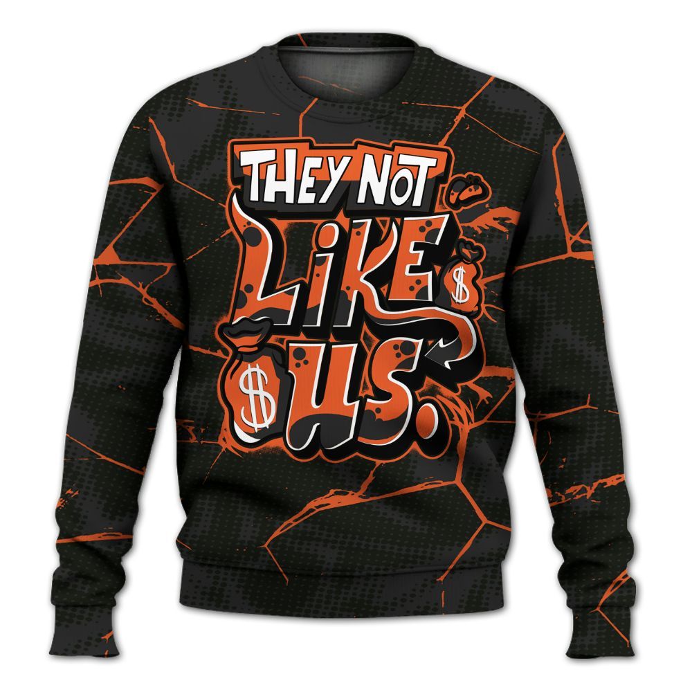 Sweatshirt To Match Retro High OG Shattered Backboard 1s - Dislike Us Crack All Over Print
