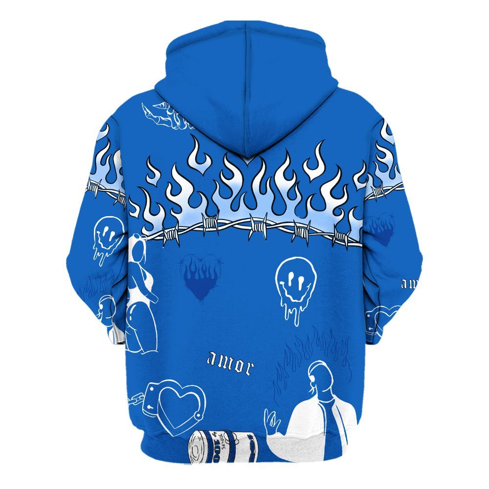 Hoodie To Match Kobe 6 Game Royal - Snake Trust No One All Over Print