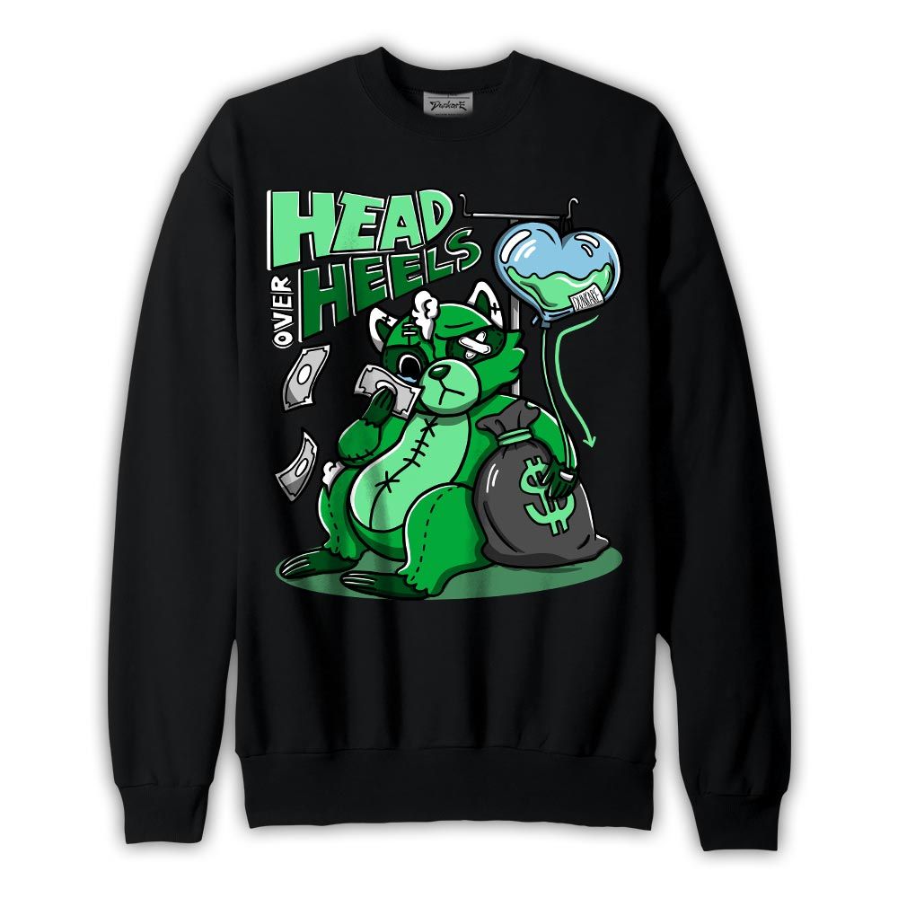 Sweatshirt To match Sweatshirt Head Over Heels Raccoon, Lucky Green 5s Sweatshirt To Match Sneaker 2404 DNY