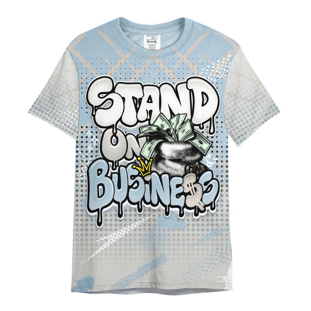 Shirt To Match High OG Alaska 1s - Halftone Stand Business Dripping All Over Print