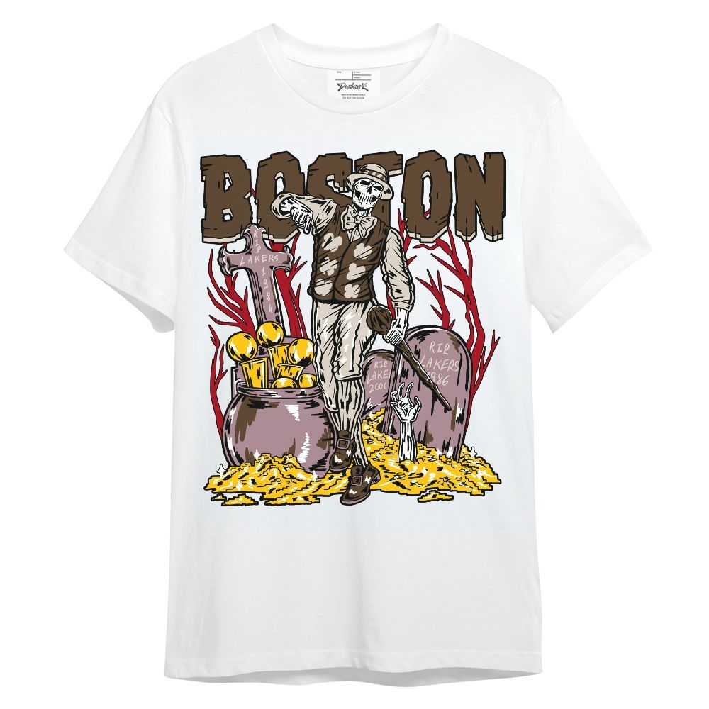 Shirt To Match Dunk Low Swoosh Serves - Goldrush Skeleton Unisex Shirt