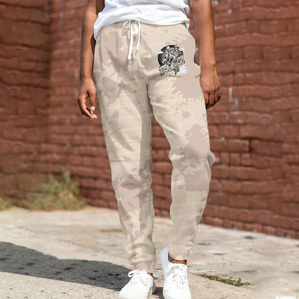 Sweatpant To Match A Ma Maniere X Fossil Stone 4s - Seeya Skeleton Brick All Over Print